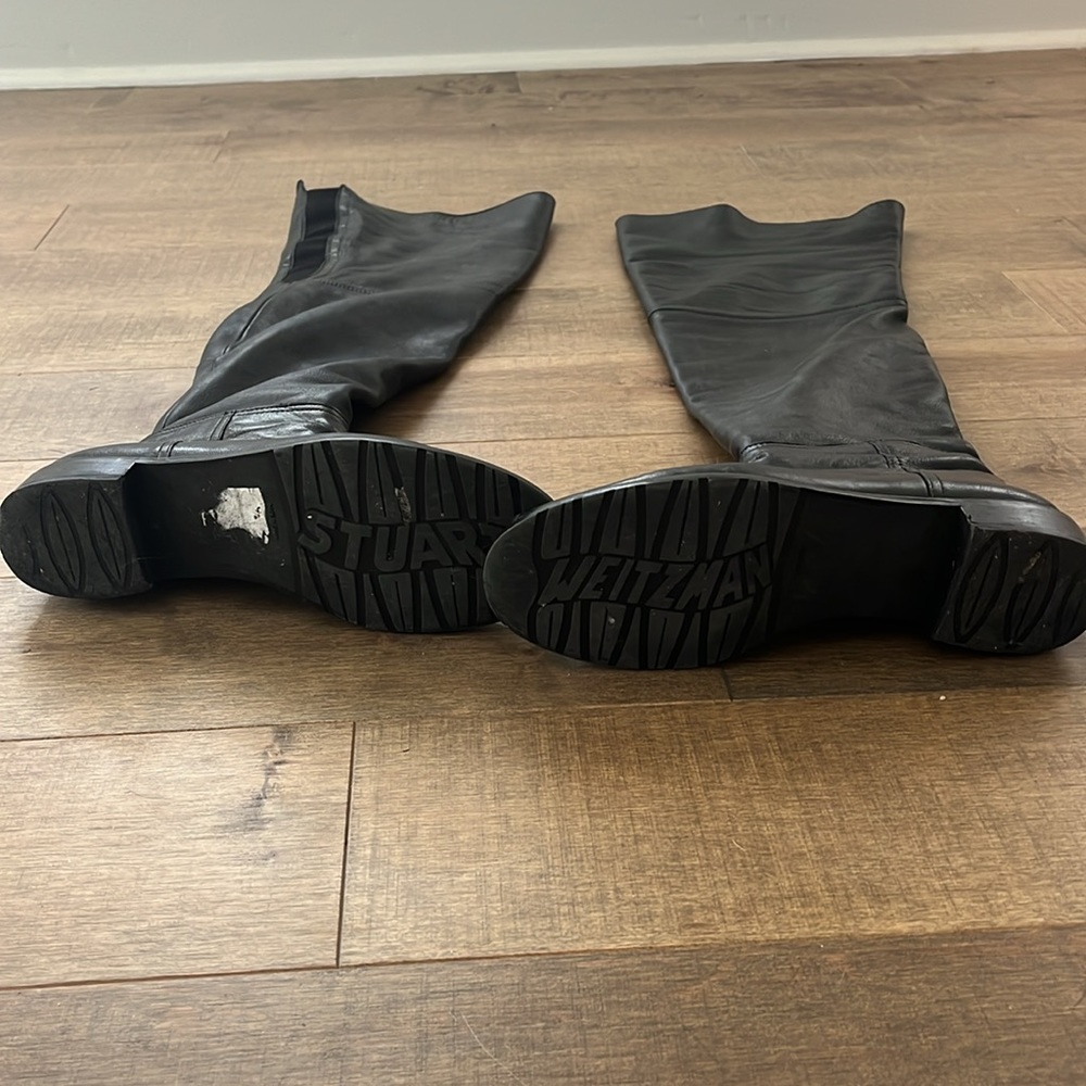 Stuart Weitzman Otk Hilo Leather Boot 7.5 - image 4